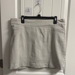 Croft & Barrow Elegant Gray Mini Skirt